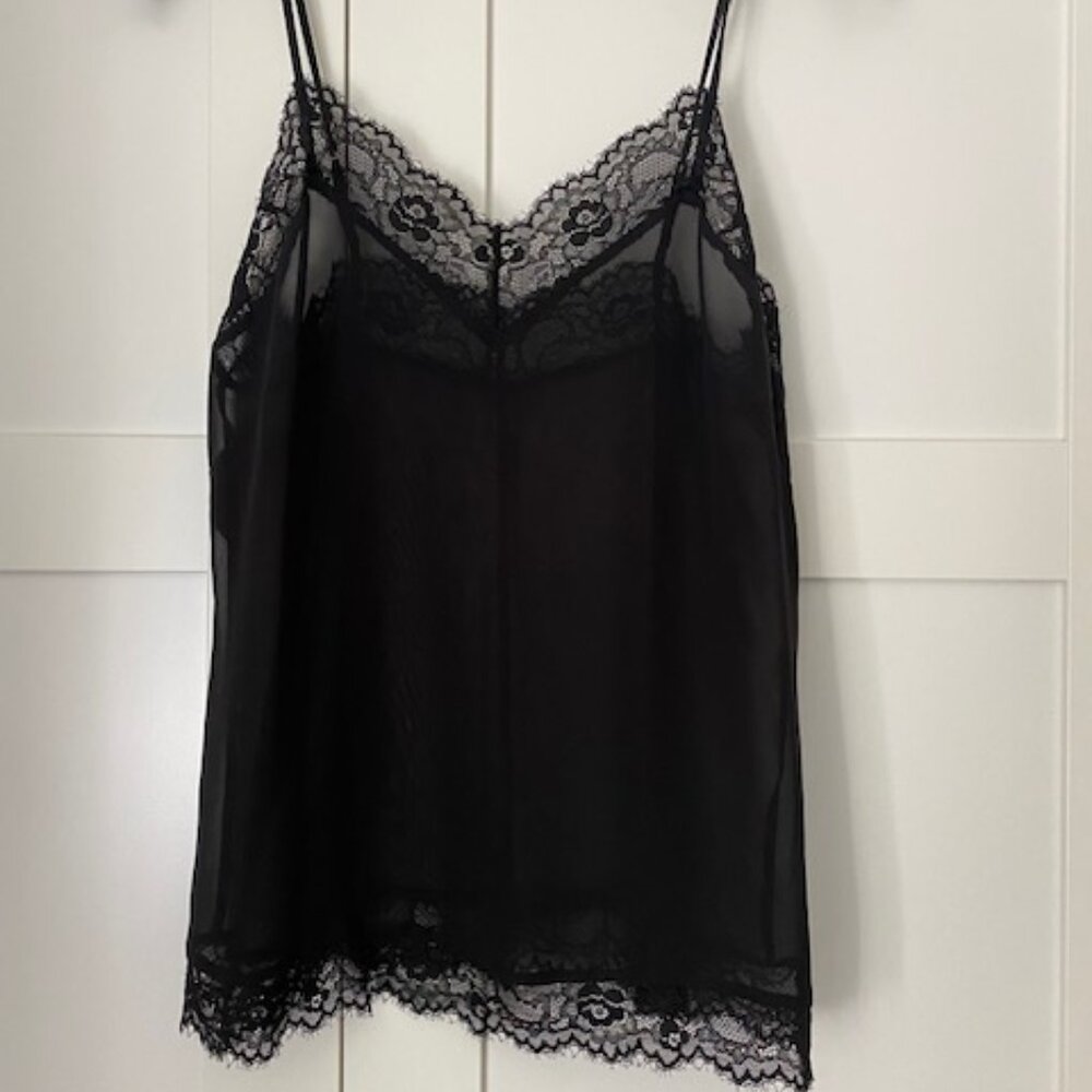 Black top with lace